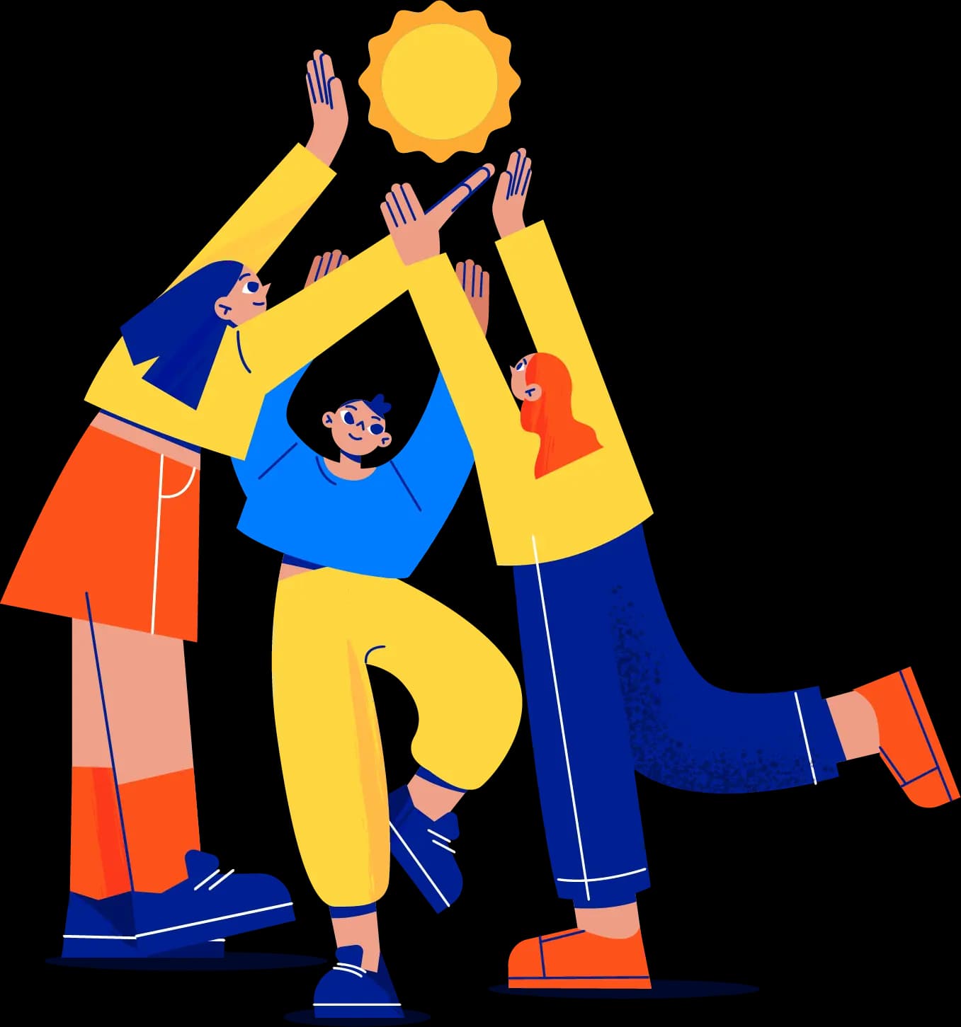 community of recovery illustration