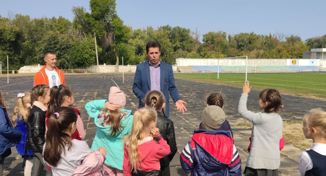 В Старобельске на Луганщине для школьников провели олимпийский урок