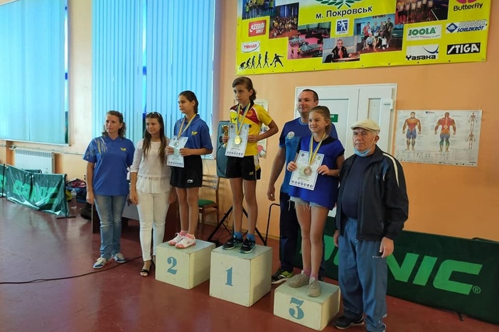 Мешканка Маріуполя посіла перше місце в обласному чемпіонаті з настільного тенісу
