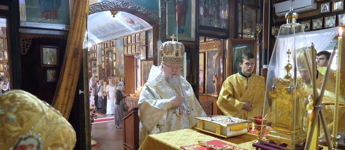 У Мар'їнському районі Донеччини в черговий раз помолилися за патріарха церкви країни агресора