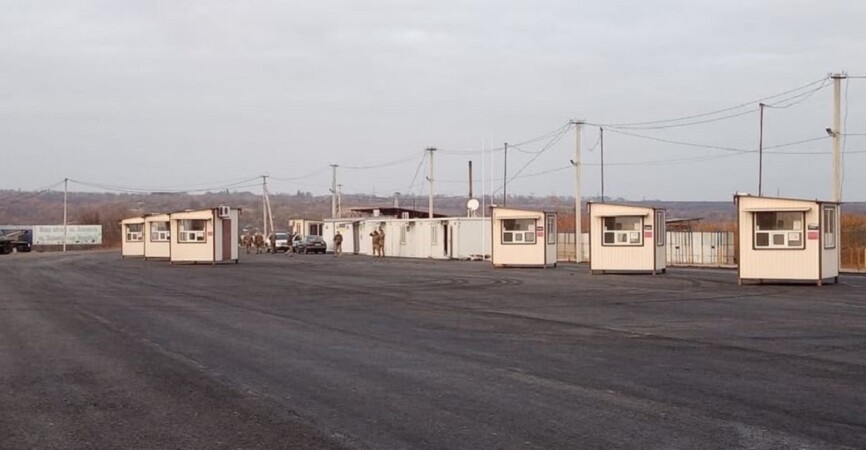 НЗФ продовжують будівництво КПП в районі Щастя і Золотого