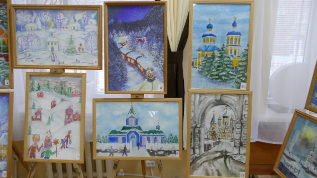 В Бахмуте состоялся конкурс на лучшую картину к новогодним праздникам