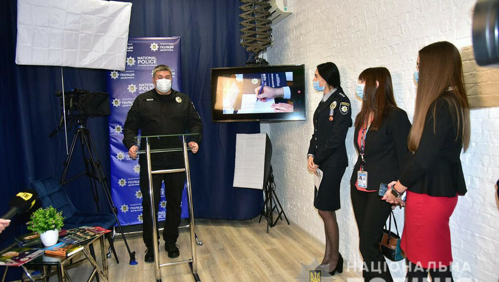 У полиции Донетчины появилась собственная телестудия