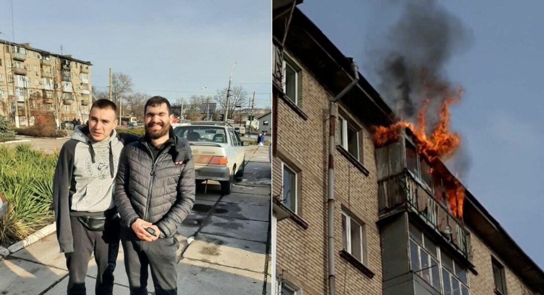 "На роздуми була секунда": як двоє маріупольців врятували з пожежі десятки людей
