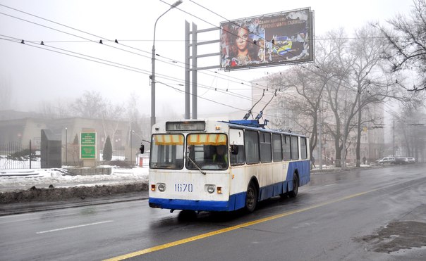 13 февраля в Донецке остановят движение троллейбусов по маршруту №14