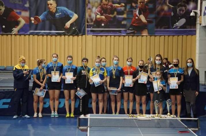 Спортсмены Луганщины стали призерами первенства страны по настольному теннису