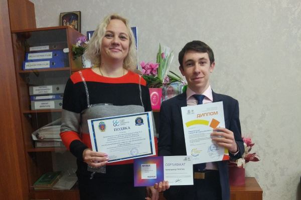 Школьник из Краматорска стал одним из победителей всеукраинского конкурса по робототехнике