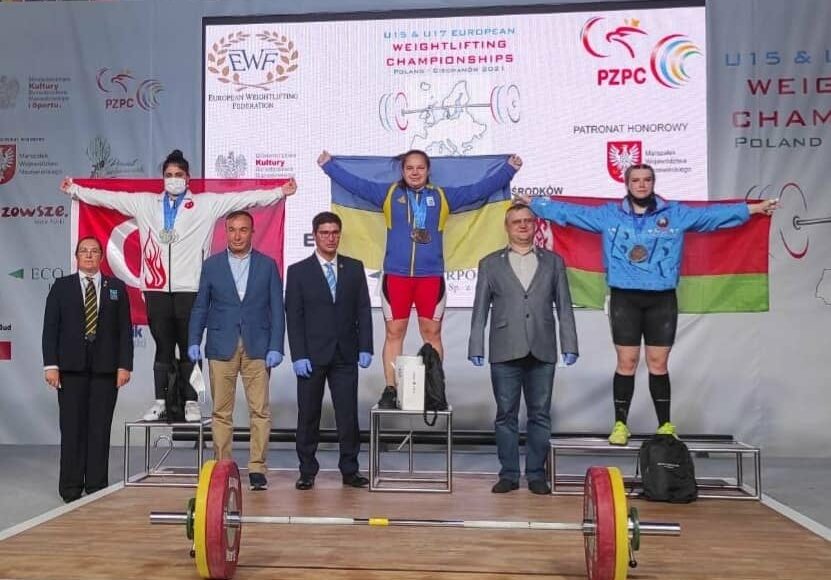 Спортсменка з Луганщини стала чемпіонкою Європи з важкої атлетики