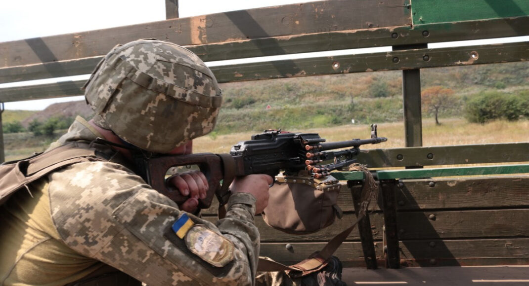 У районі ООС відбулися змагання на визначення кращого навідника ПКМ