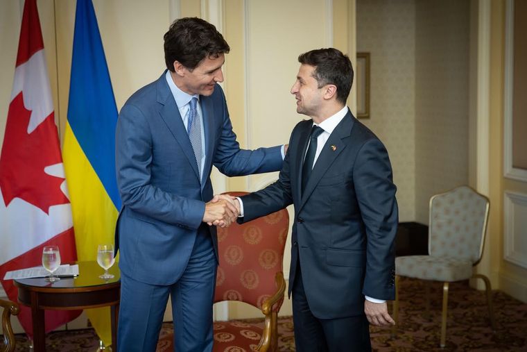 Зеленський обговорив ситуацію на Донбасі із прем'єр-міністром Канади