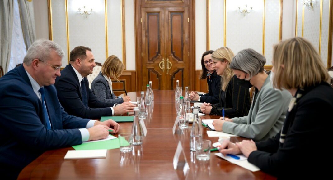 Єрмак обговорив з главою МЗС Канади питання безпеки України