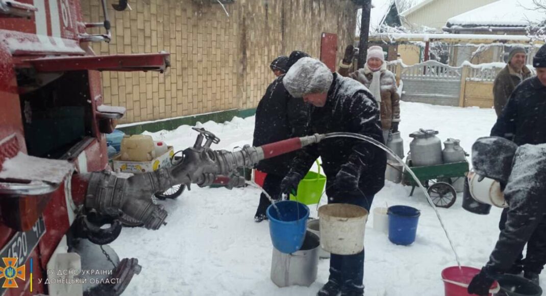 Через порив на водогоні Горлівка - Торецьк у Торецьку ВЦА вже тиждень підвозять воду машинами (графік)