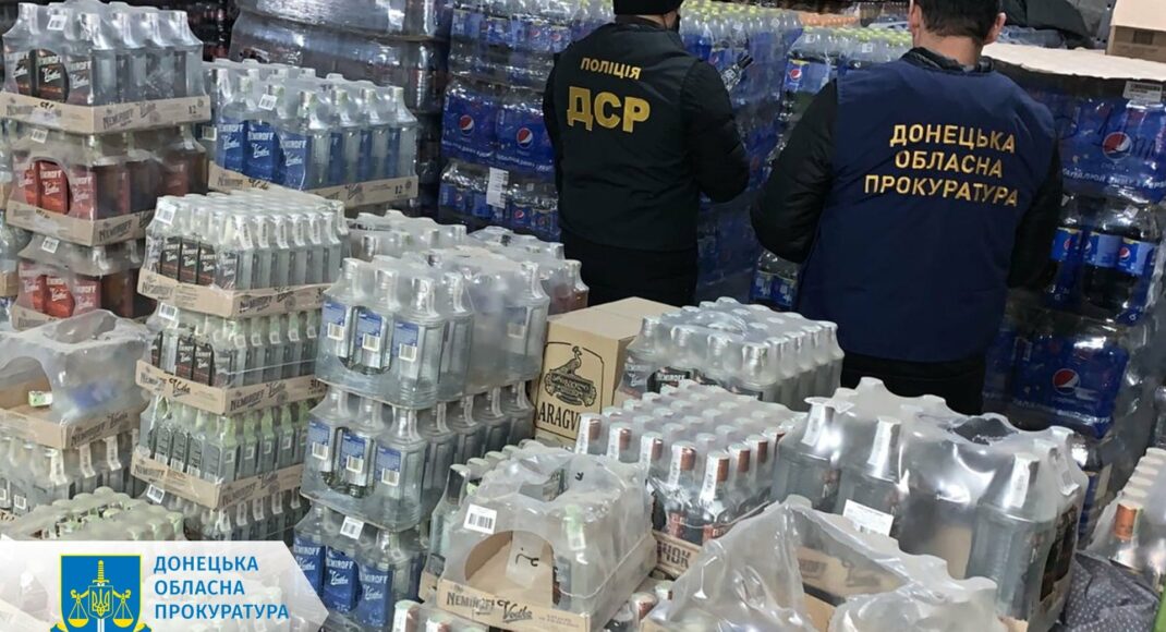 На Донетчине накрыли сеть сбыта контрафактного алкоголя на почти 700 тыс. грн