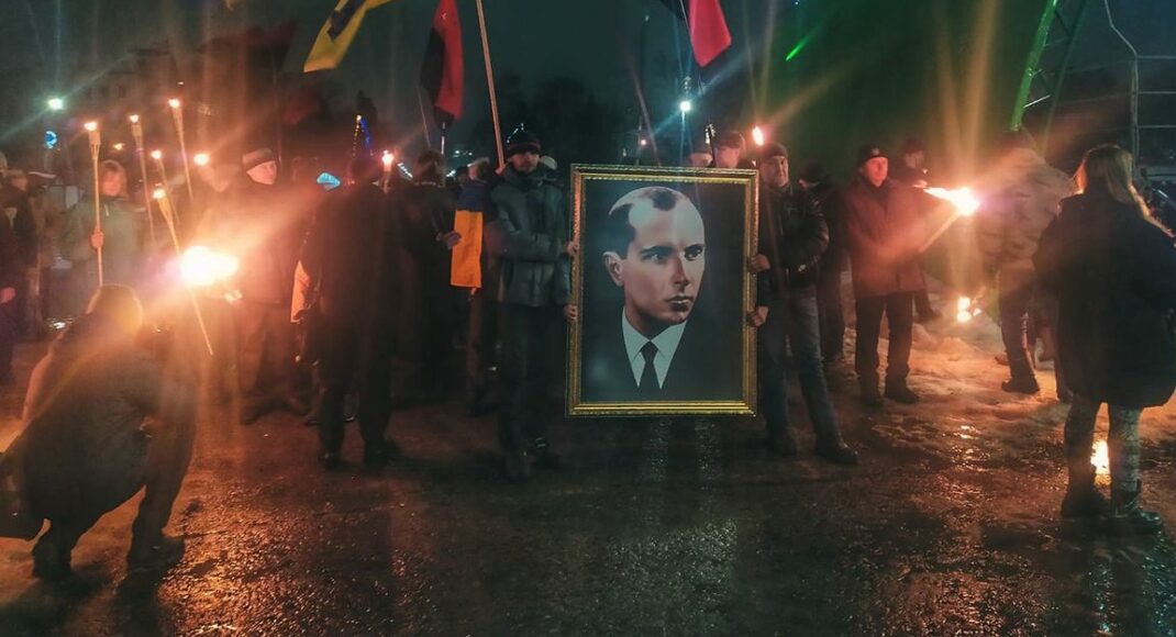 Традиционный марш в честь дня рождения Бандеры. Как Славянск встретил 2022 год