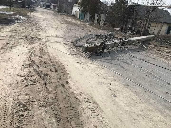 Кременная из-за обстрелов оккупантов рф полностью осталась без света