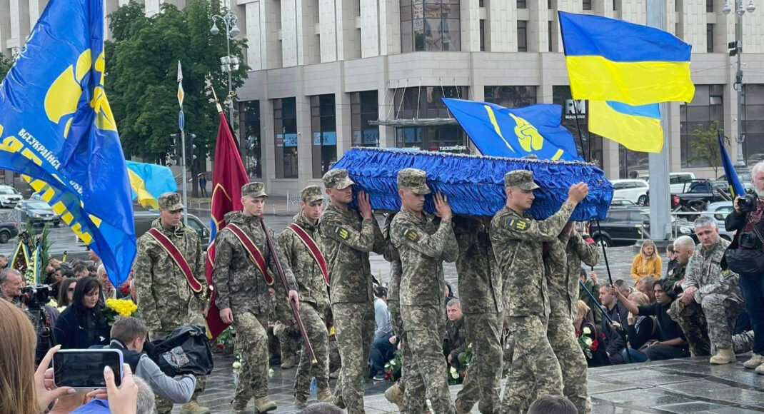 У Києві попрощалися із командиром "Карпатської Січі" Олегом Куциним (фото)