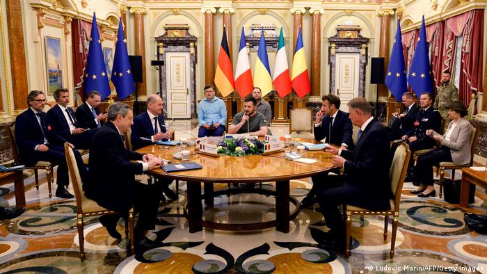 Єрмак: зустріч Зеленського із Шольцем, Макроном, Драгі, Йоханнісом завершилася, Україна має стійку підтримку міжнародної коаліції