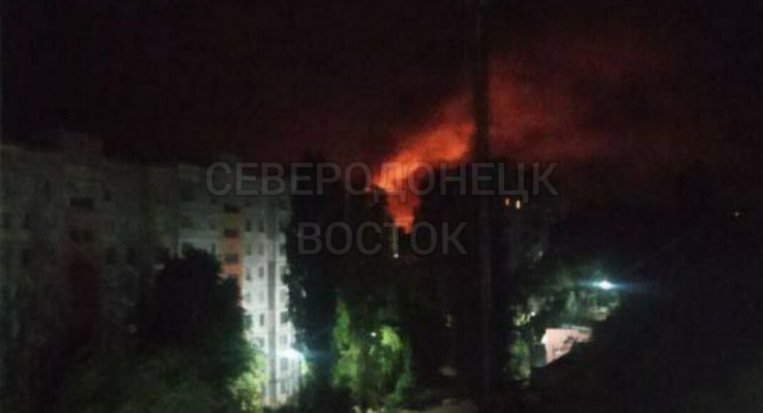 ВСУ в оккупированной Кадиевке на Луганщине накрыли склад боеприпасов рашистов