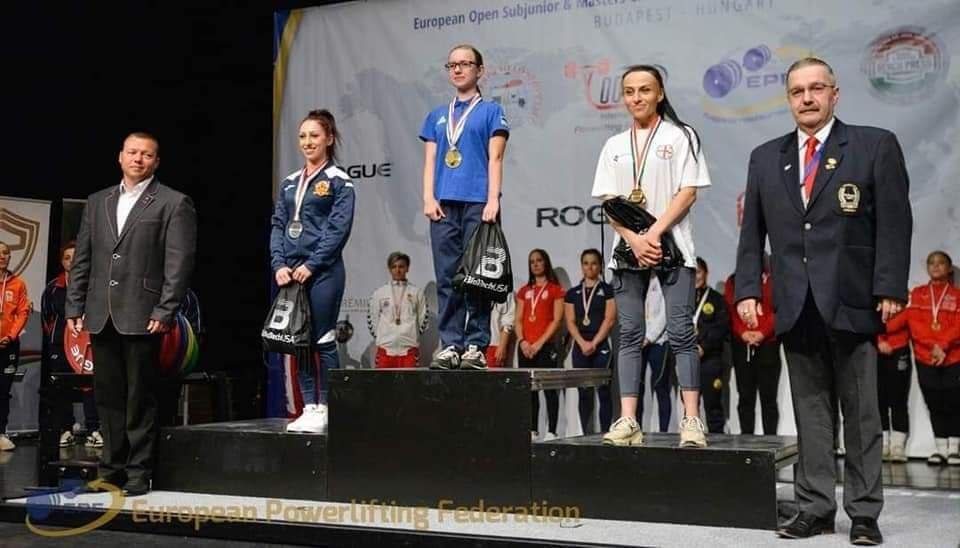 Спортсменка из Луганщины завоевала "золото" чемпионата Европы по классическому жиму лежа