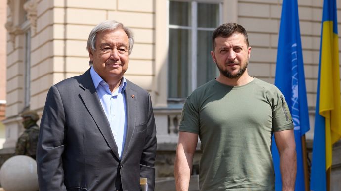 Зеленский рассказал, о чем говорил с генсеком ООН