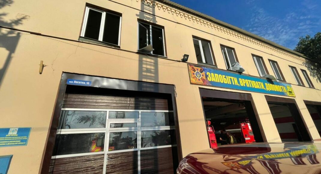 Під обстріл в Краматорську попала пожежна частина