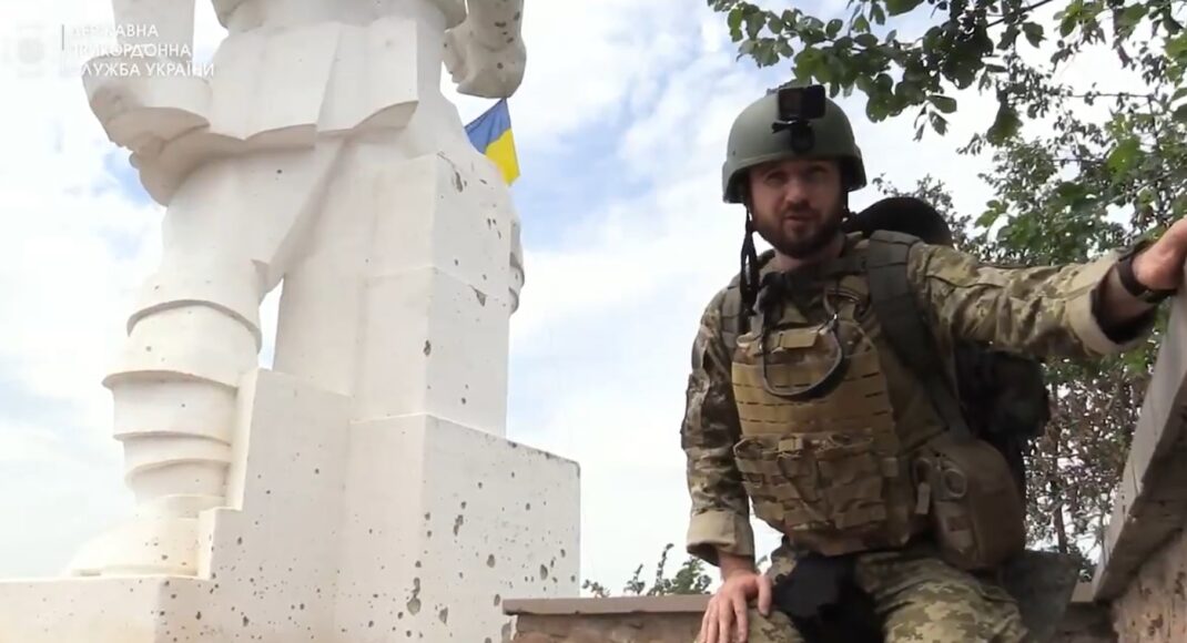 Прикордонники показали, як в районі Святогірська завдають удари по позиціях росіян