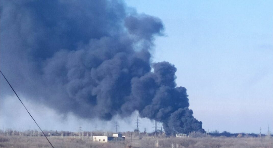 В окупованій Ясинуватій стався потужний вибух, на Донецькому напрямку зафіксовано ворожу авіацію