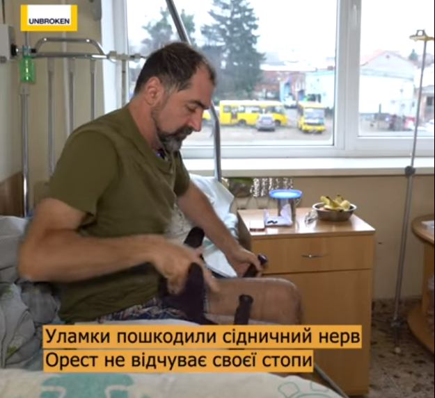 Львівський історик, який потрапив під мінометний обстріл при захисті Лиману, заново вчиться ходити