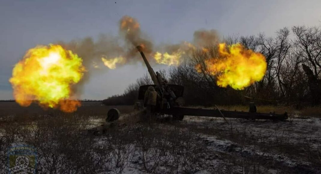 Львівські артилеристи зупинили ворожу атаку в районі Соледара, знищивши 25 вагнерівців