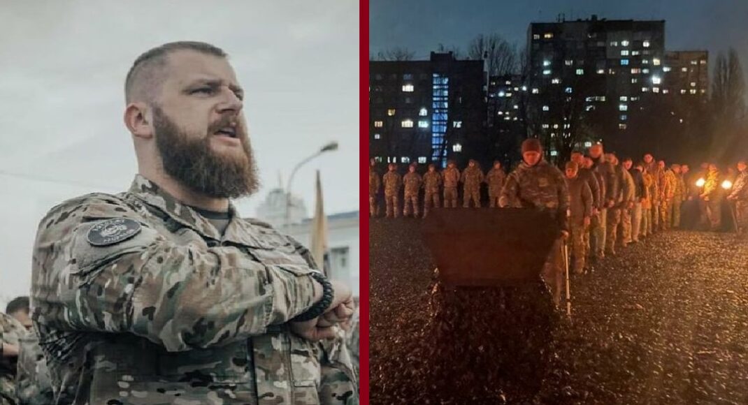 У Києві відбулася церемонія прощання комбата "азовців" Олега Мудрака