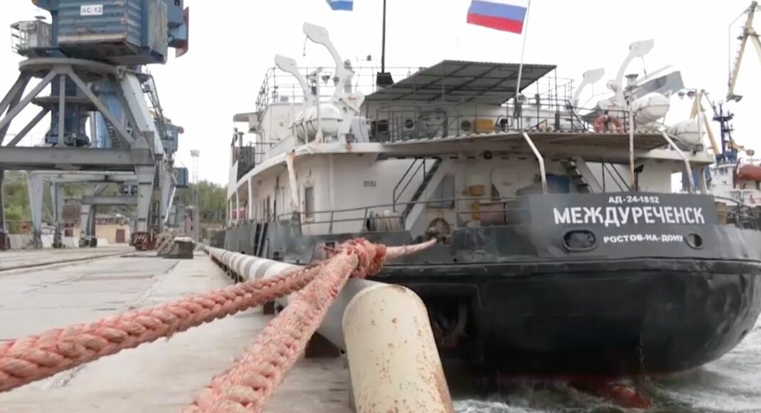 Встановлене судно, яким окупанти з Маріупольського порту крадуть українське зерно, - Андрющенко