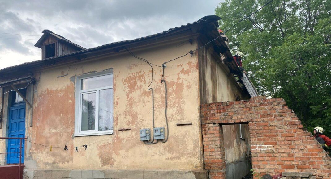 В Дружковке произошел пожар в частном доме