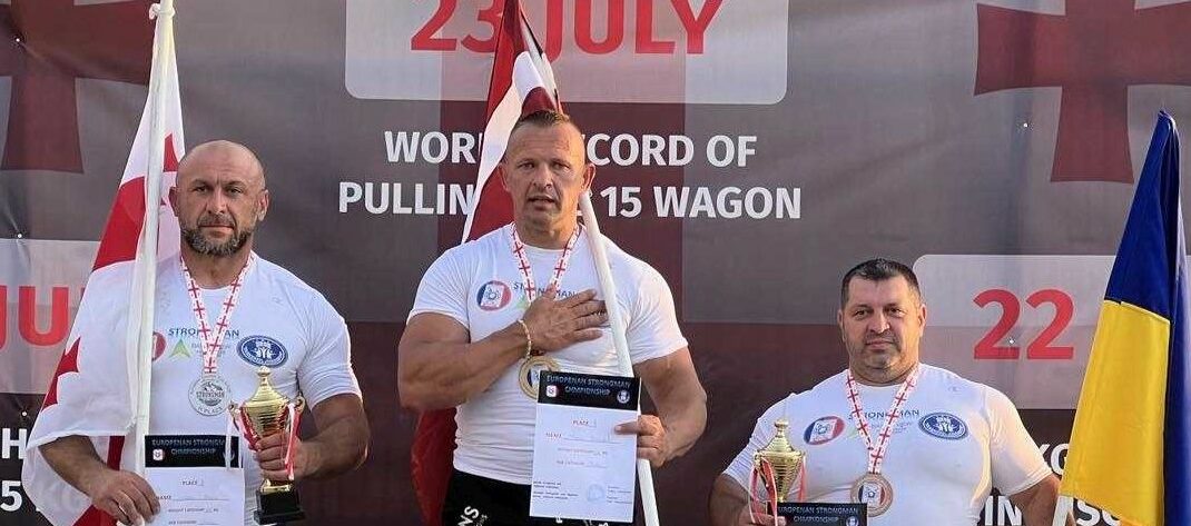 Спортсмен з Кремінної посів третє місце на чемпіонаті Європи з богатирської тяги