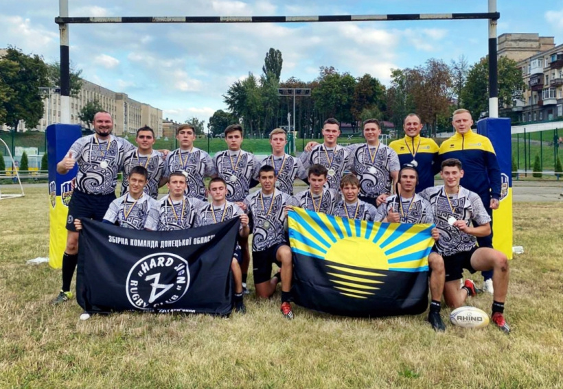 Збірна Донеччини здобула "срібло" чемпіонату України з регбі-7 у Вищій лізі