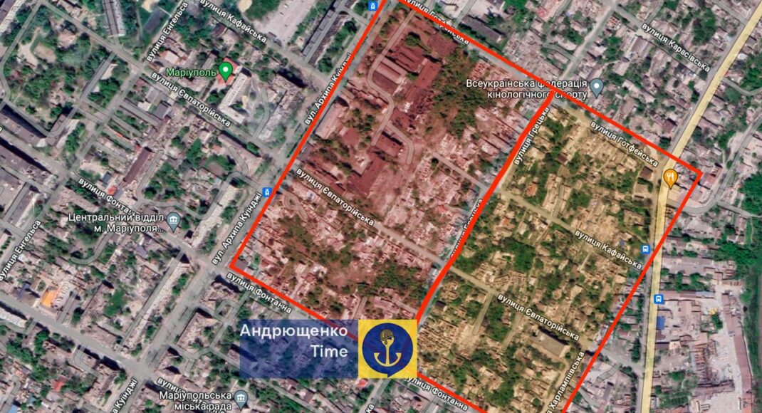 В окупованому Маріуполі загарбники збудують котеджний квартал під іпотеку на місці житла маріупольців (відео)
