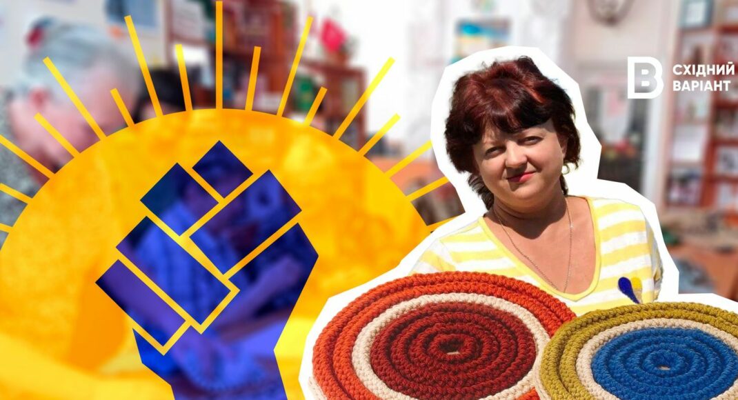 "Спільнота Відновлення": як мешканка Волновахи заснувала організацію, яка виготовляє вироби для ЗСУ й об’єднує переселенок