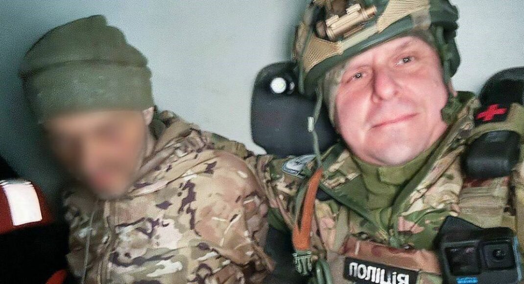 Под Авдеевкой "Белые ангелы" и военные задержали российского оккупанта (видео)