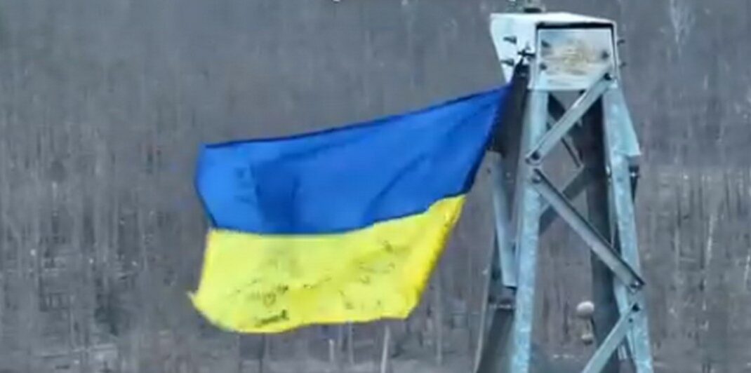 На Лиманському напрямку нацгвардійці встановили прапор України у тилу російських окупантів (відео)