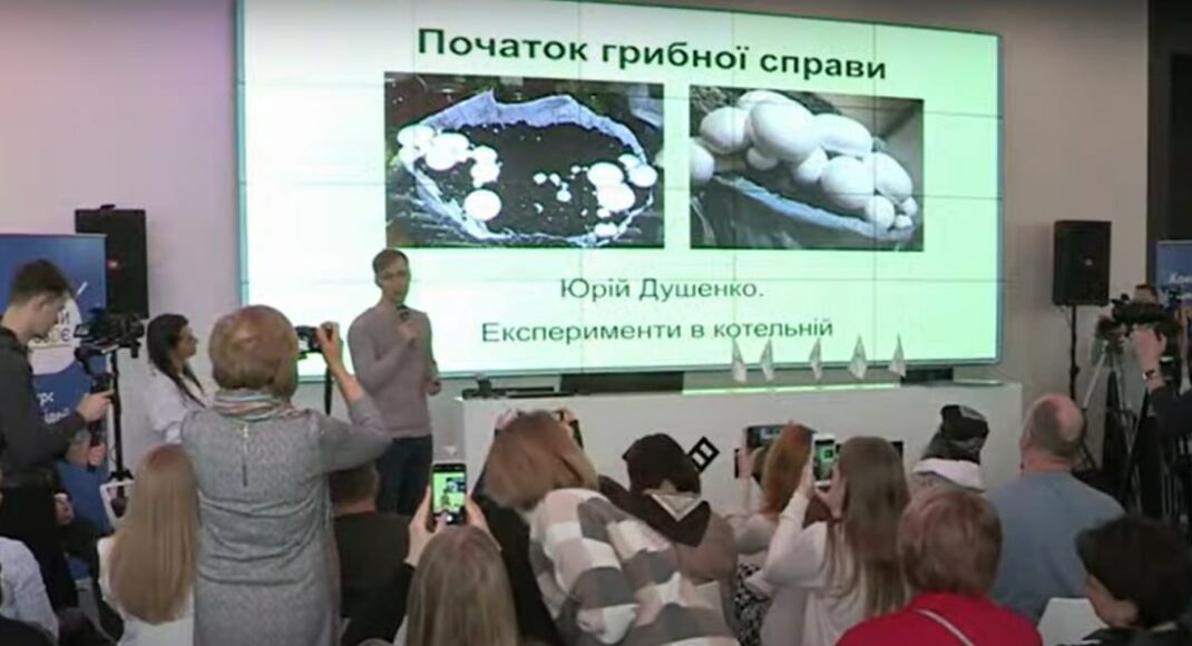 Переселенец из Лимана основал в Черкасской области грибную ферму