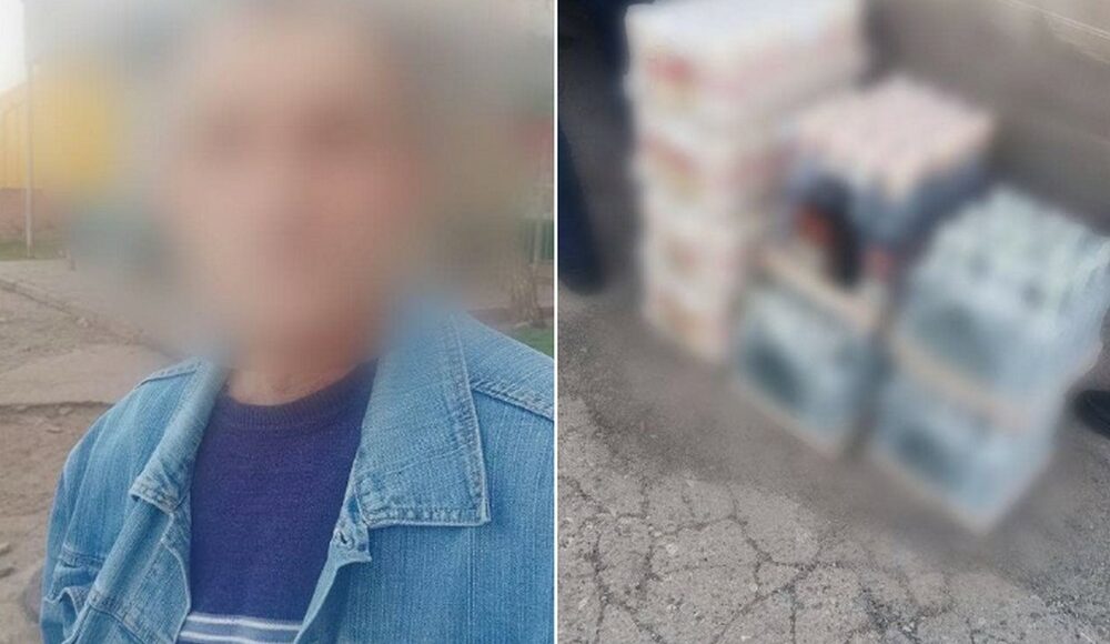 У Словʼянську водій у розшуку перевозив понад 85 літрів забороненого алкоголю