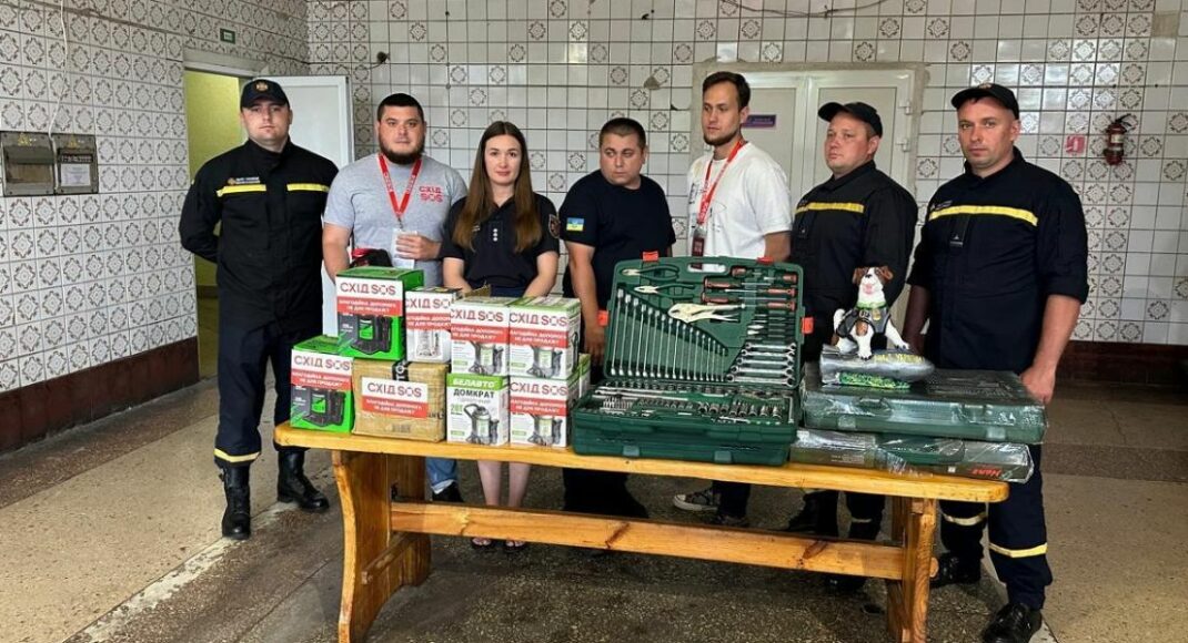 Рятувальники зі Слов'янська отримали допомогу від благодійників