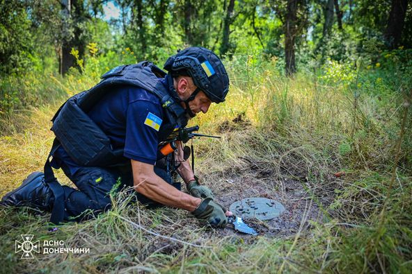 На Донеччині знищили ще 23 одиниці вибухонебезпечних предметів
