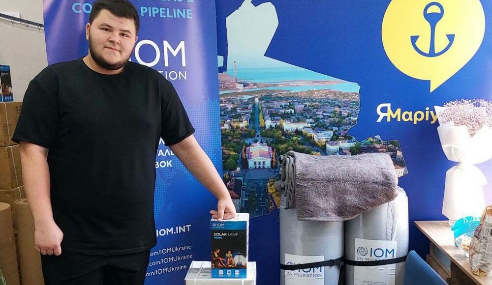 У Вінниці ВПО з Маріуполя отримали допомогу від від Міжнародної організації з міграції (фото)