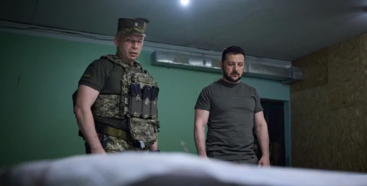 Сирський доповів Зеленському про ситуацію на Покровському, Курахівському і Лиманському напрямках