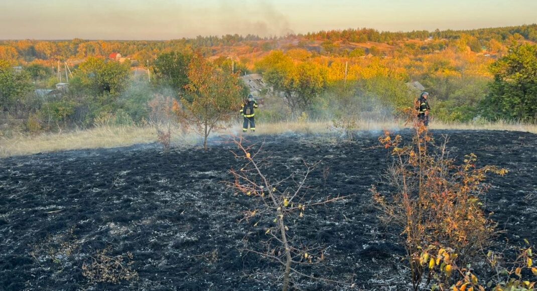 В Донецкой области за прошедшие сутки спасатели ликвидировали 8 пожаров