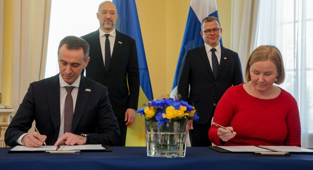 Украина и Финляндия подписали соглашение о преодолении негативных последствий войны в сфере охраны здоровья