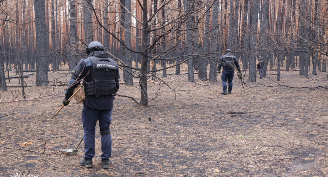 В Донецкой области за неделю пиротехники ГСЧС уничтожили 127 взрывоопасных предметов