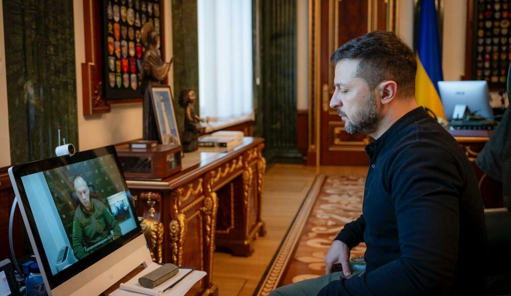 Зеленский обсудил с Сырским ситуацию на Кураховском направлении