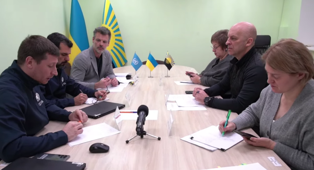 Филашкин встретился с делегацией Офиса Управления ООН по координации гуманитарных дел в Украине