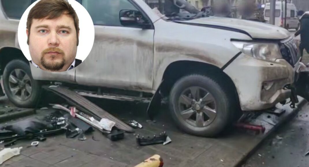 В окупованому Донецьку підірвали автомобіль, який належав "начальнику" Оленівської колонії: що відомо (відео)